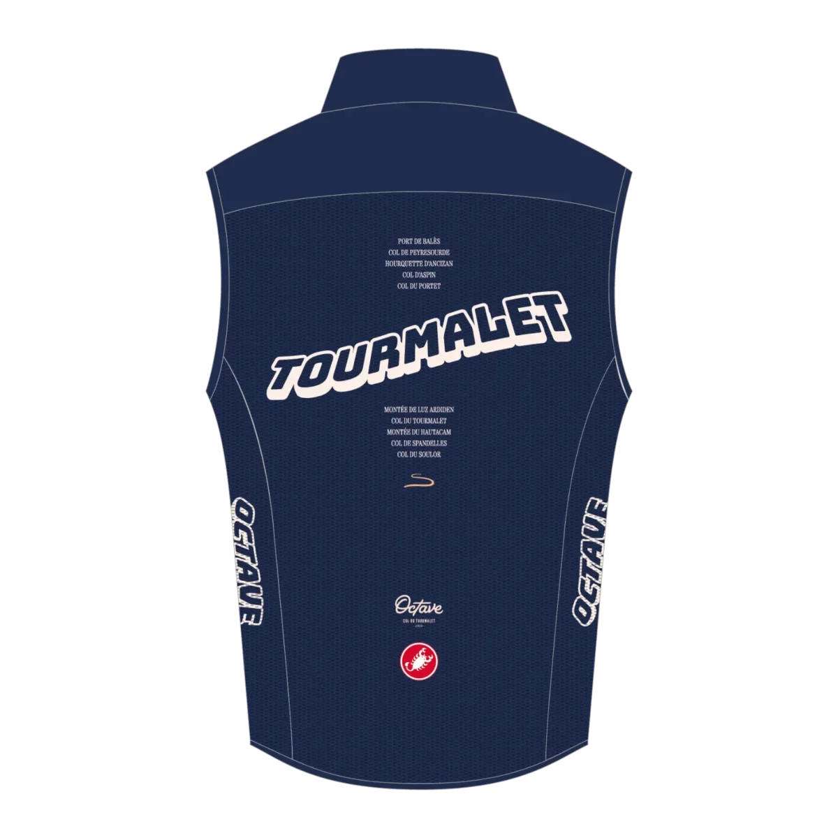 Dos • gilet sans manches windstopper octave tourmalet