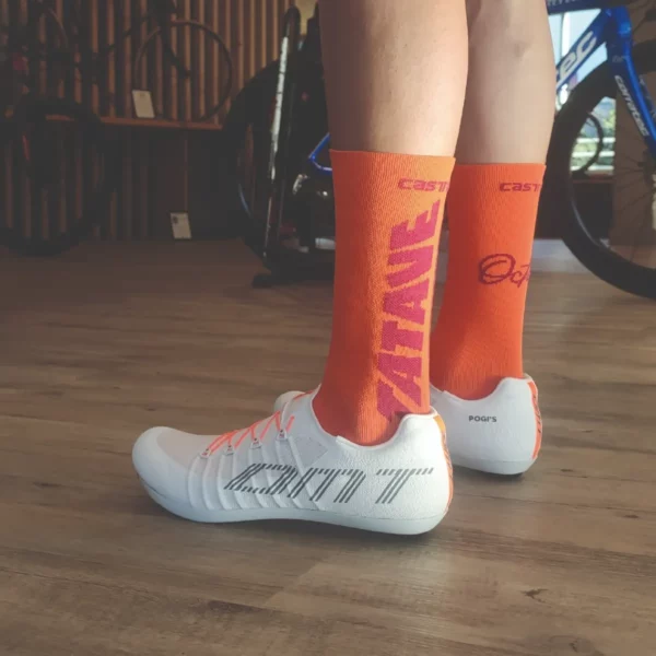 Orange côté • chaussettes tatave