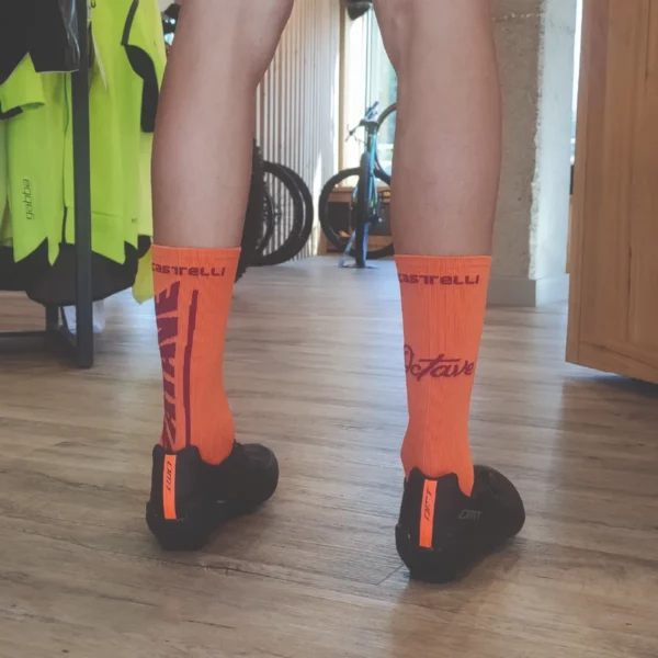 Orange dos • chaussettes tatave