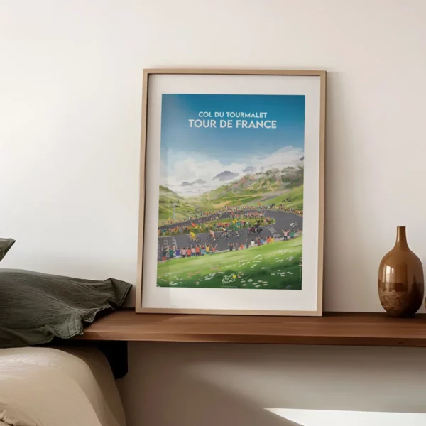 Affiche Tour de France - Col du Tourmalet