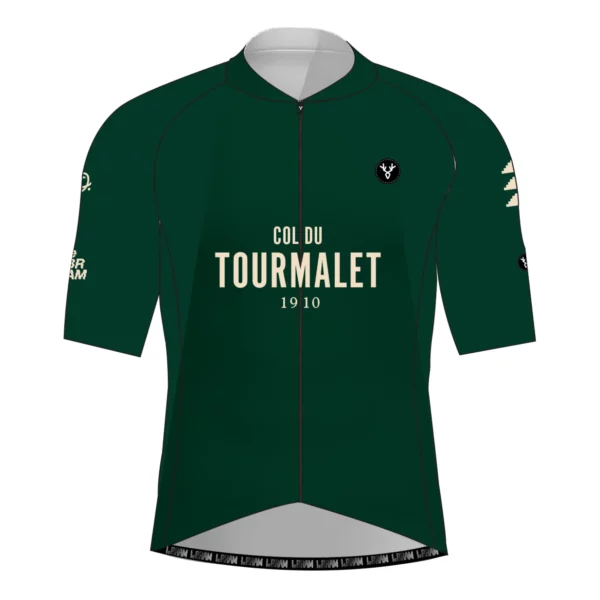 Col du Tourmalet x Le Bram Jersey - Forest Green